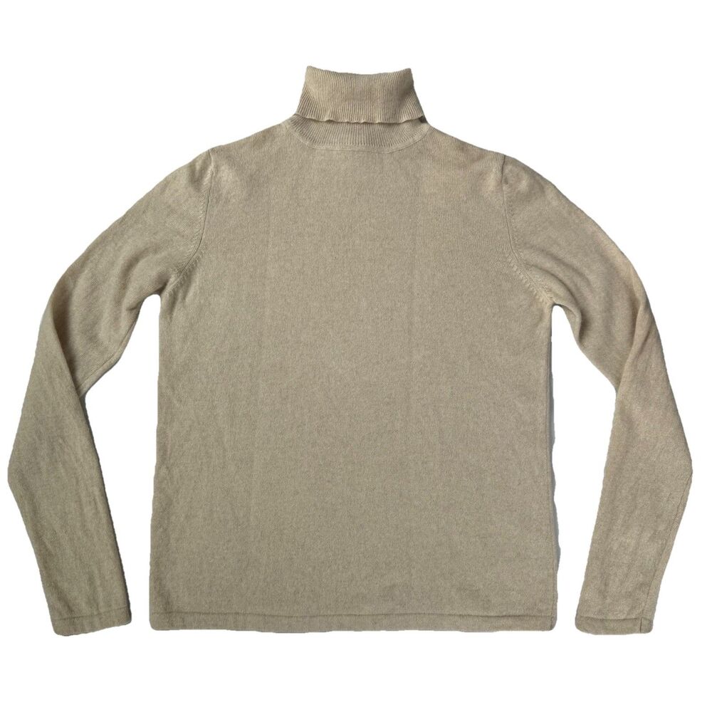 Valerie Stevens two ply cashmere turtleneck Sweater long sleeve Women’s Medium